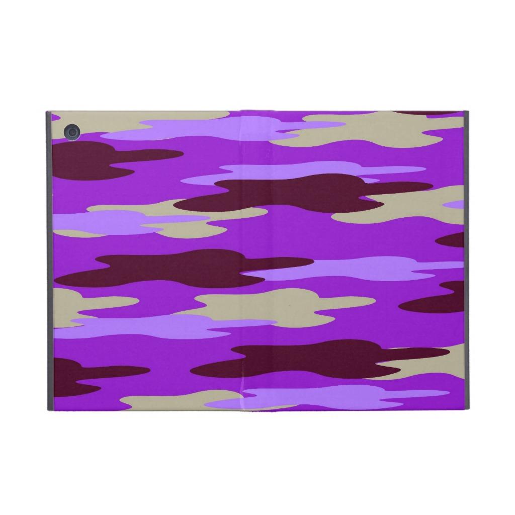 Foto Camuflaje púrpura abstracto de Camo Ipad Mini Coberturas