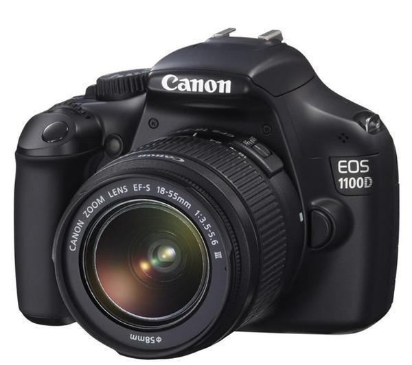 Foto Canon 1100d + ef-s 18-55mm dc iii + tarjeta de memoria sdhc premium se