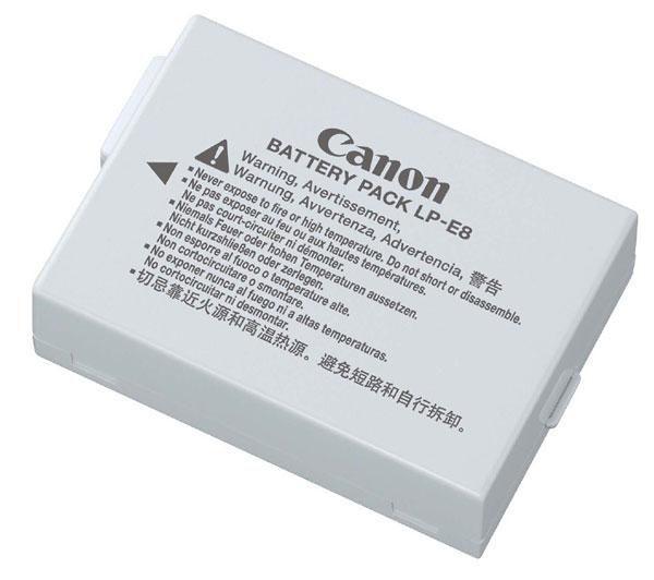 Foto Canon Batería ion litio LP-E8 para EOS 550D