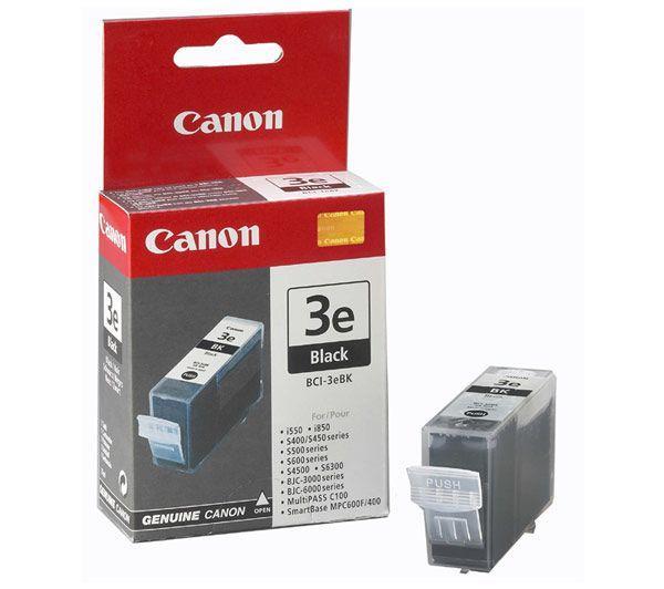 Foto Canon BCI 3eBK - Depósito de tinta - 1 x negro - 500 páginas - para BJ-S400 BJC-i550 i450 MultiPASS C755 PIXMA IP3000, IP4000, iP5000, MP750, MP760, MP780 + Papel Paper Pro Platinum - papel fotográfico brillante - 20 hoja(s)