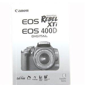 Foto Canon Eos 400d Rebel Xti Instructions Manual Original En Griego Gr