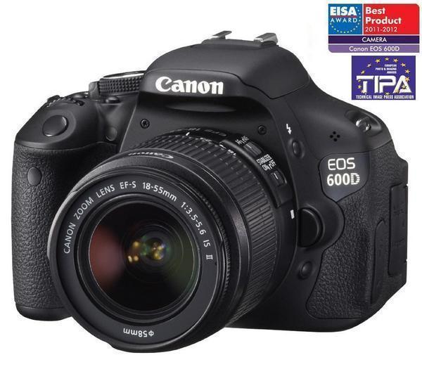Foto Canon EOS EOS 600D - Cámara digital - EF-S 18-55mm IS II lens Incluye Cargador, Batería de litio