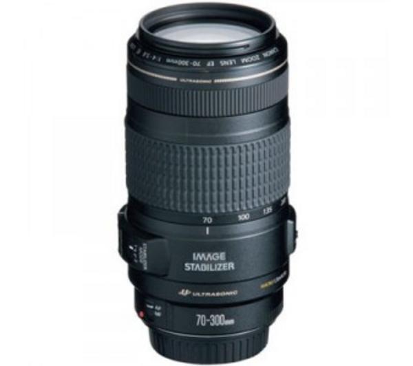 Foto Canon Objetivo EF 70-300mm f/4-5.6 IS USM para Todas las reflex Canon serie EOS