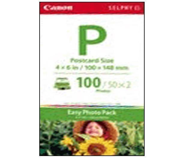 Foto Canon Pack cartucho de tinta - Color + Papel Foto - 10x15 cm - 100 hojas (EP-100) para SELPHY ES-1