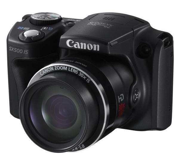 Foto Canon PowerShot SX500 IS - negro Incluye Cargador, Batería de litio
