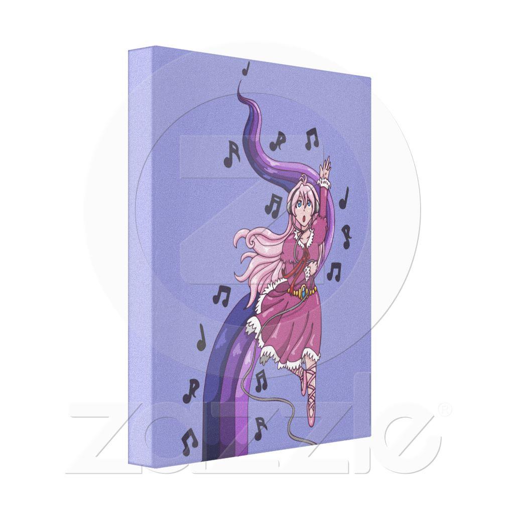 Foto Cantante del animado de Vocaloid Impresion En Lona