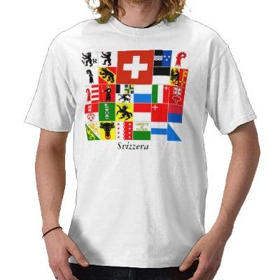 Foto Cantones de Svizzera Suiza Schweiz Suisse Svizra Camiseta