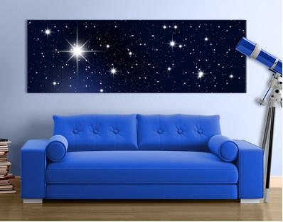 Foto Canvas Art no.127 Stars 120x40 cm