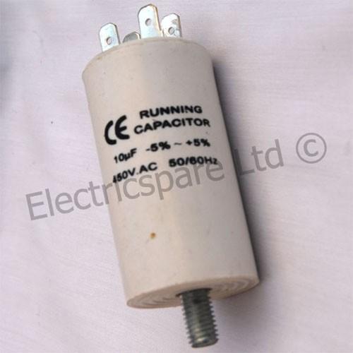 Foto Capacitor 10uF start run reverse universal fit AC induction motors