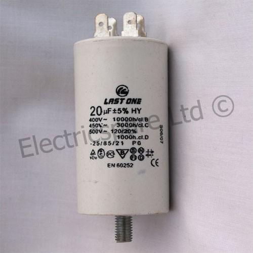 Foto Capacitor motor start run reverse 20uF 450VAC universal