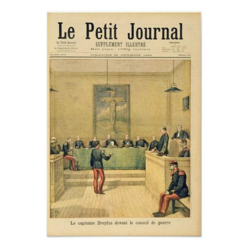 Foto Capitán Dreyfus antes del consejo de guerra Impresiones