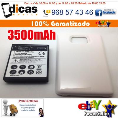 Foto Carcasa + Bateria De Repuesto Para Samsung Galaxy Sii Blanco S2 I9100 3500mah