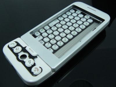 Foto Carcasa + Teclado  T-mobile G1, Htc Dream (blanco-gris)