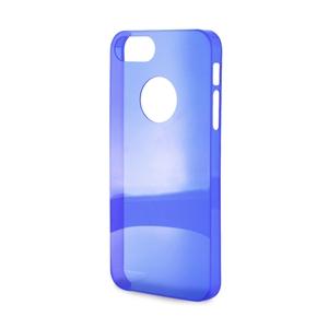 Foto carcasa cristal azul apple iphone 5 puro