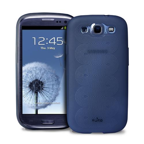 Foto Carcasa de Silicona Samsung Galaxy S3 azul y transparente