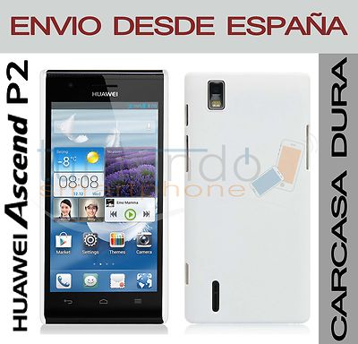 Foto Carcasa Funda Dura Blanca Para Huawei Ascend P2 En España