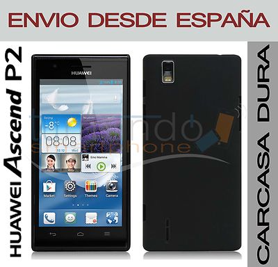 Foto Carcasa Funda Dura Negra Para Huawei Ascend P2 En España