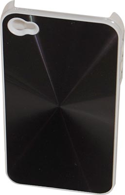 Foto Carcasa Mooster Trasera Aluminio Negra Iphone 4