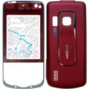 Foto Carcasa Original Nokia 6210 Navigator Roja
