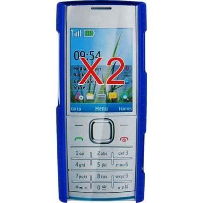 Foto Carcasa trasera Mooster rejilla Nokia x2 azul