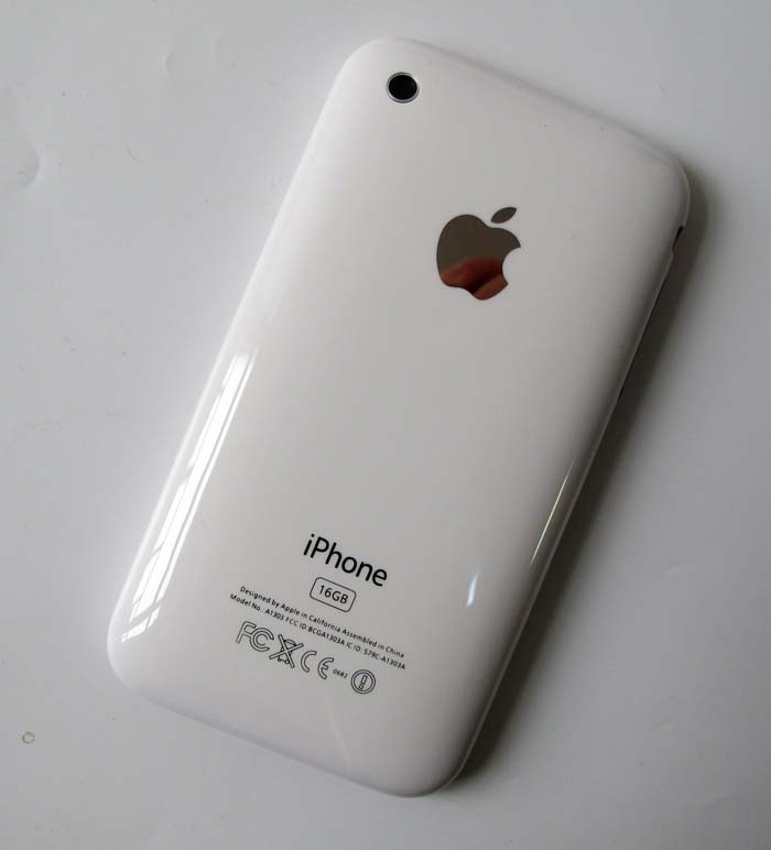 Foto Carcasa trasera para iPhone 3G Blanco 16 GB
