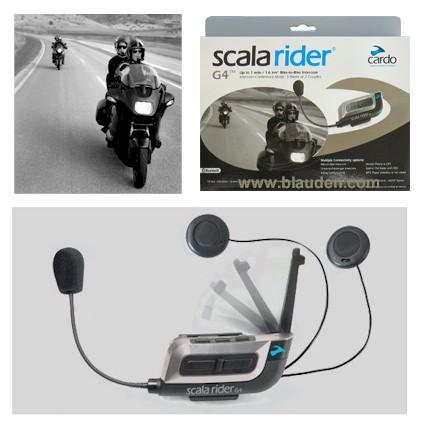 Foto Cardo Scala Rider G4 single, intercom Bluetooth para moto