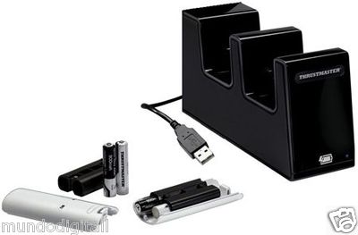 Foto Cargador Nintendo Wii  Thrustmaster T-charge Duo + Nw Negro  4660408