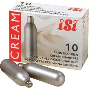 Foto Cargas de batidor de crema ISI Paquete de 10 bombillas para batidor de crema K637.