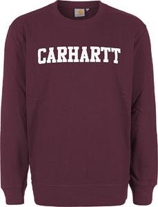 Foto Carhartt College sudadera burdeos blanco L