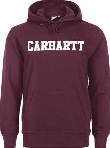 Foto Carhartt Hooded College sudadera burdeos blanco XXL