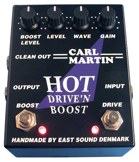 Foto Carl Martin Hot Drive'N Boost Pedal Distorsion