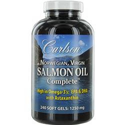 Foto Carlson By Norwegian , Virgin Salmon Oil Complete --1250mg--240 Soft