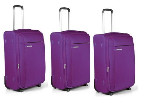 Foto Carlton Titanium Expandable Trolley Case Set 80/72/65CM - Black