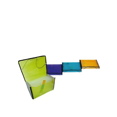 Foto Carpeta acordeón A5 fuelle de 25 separadores en colores surtidos Foldermate