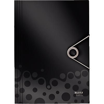 Foto Carpeta Bebop negra 3 solapas A4 Leitz