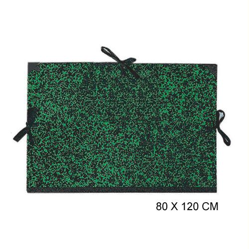 Foto Carpeta cintas dalbe 80x120 cm verde annonay