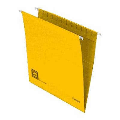 Foto Carpeta colgante amarilla formato folio visor superior Unisystem
