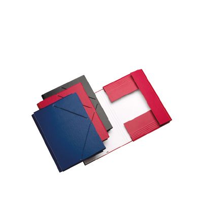 Foto Carpeta de gomas de color folio color granate Unisystem