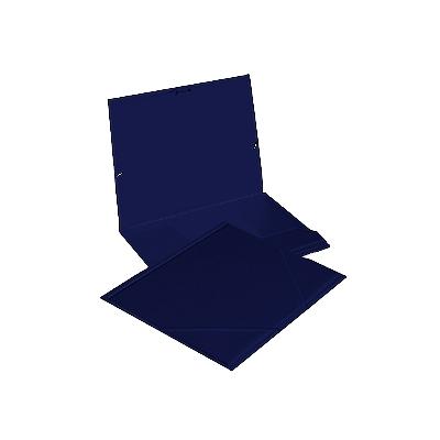 Foto Carpeta Esselte gomas PVC de 3 solapas formato cuarto color azul