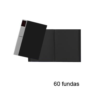 Foto Carpeta Foldermate de 60 fundas color negro