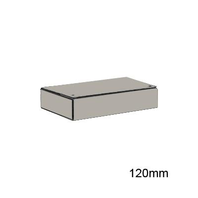Foto Carpeta Pardo de proyectos con gomas de 120mm. color gris