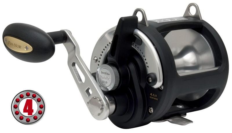 Foto carrete mar curricán fin-nor sportfisher lever drag sld25