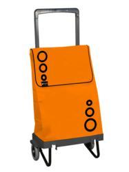 Foto carro compra plegable tryun naranja