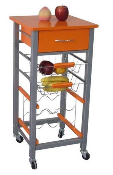 Foto carro de cocina de 1 cuerpo ( naranja) mod. orange
