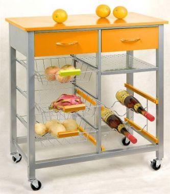 Foto Carro de cocina doble ORANGE