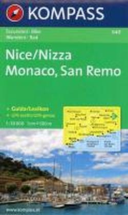 Foto Carta escursionistica n. 640. Costa Azzurra, Liguria. Nizza, Monaco, San Remo 1:50.000