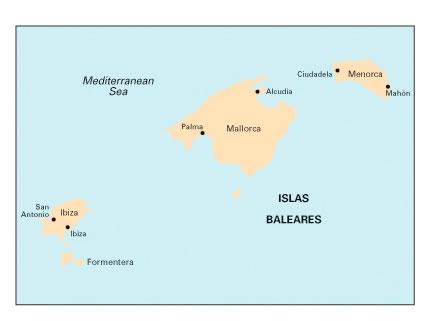Foto Carta Nautica Islas Baleares Imray