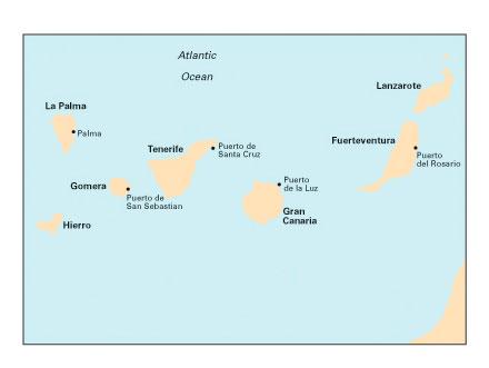 Foto Carta Nautica Islas Canarias Imray
