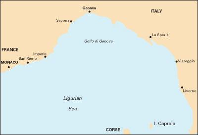 Foto Carta Nautica Mar de Liguria-Monaco-Livorno Imray