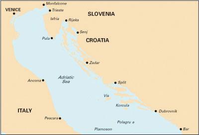 Foto Carta Nautica Split-Dubrovnik Imray